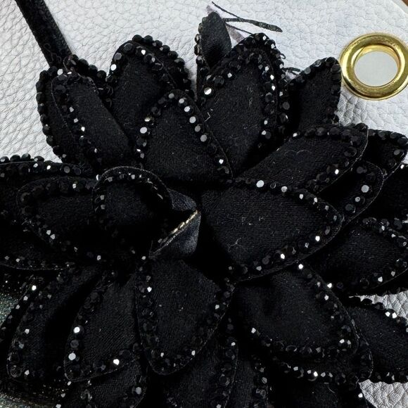 New! Free People Elegant Black Floral Choker Necklace - Picture 11 of 11